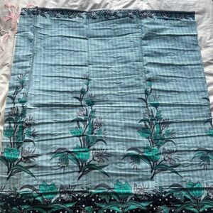 Sarong Batik NEW Indonesian Bali Floral Patterned Fabric green